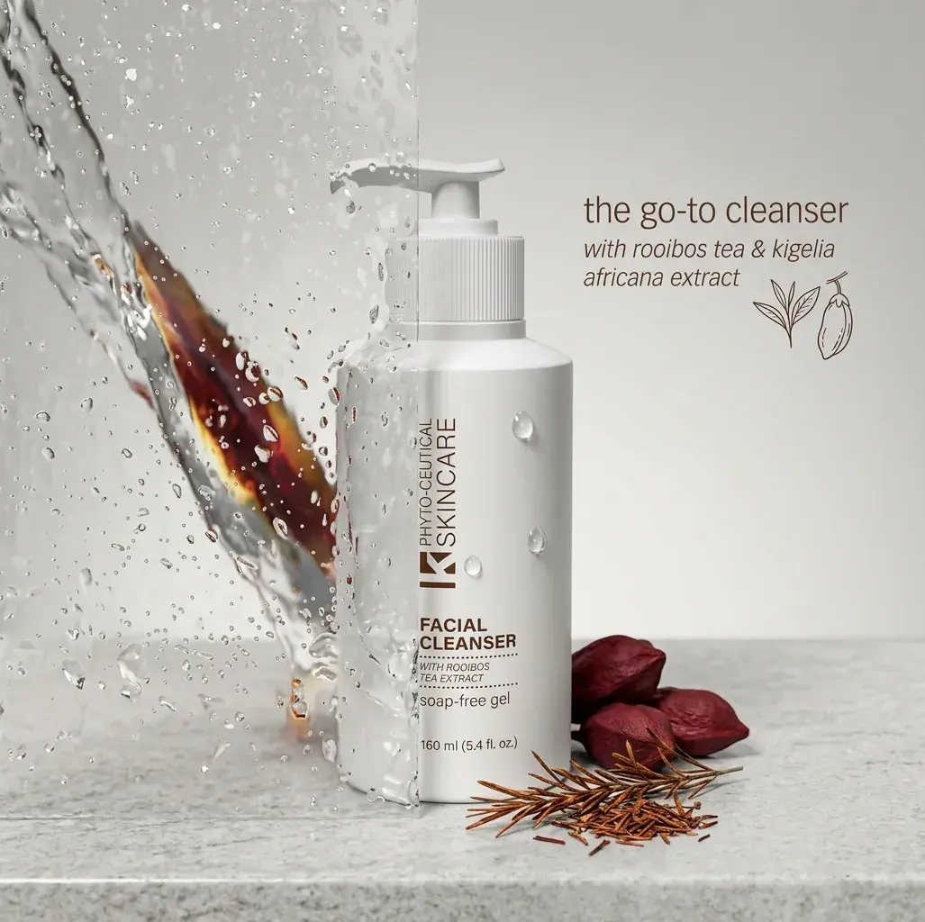 Facial Cleanser, the go-to cleanser with rooibos tea and kigelia africana extract